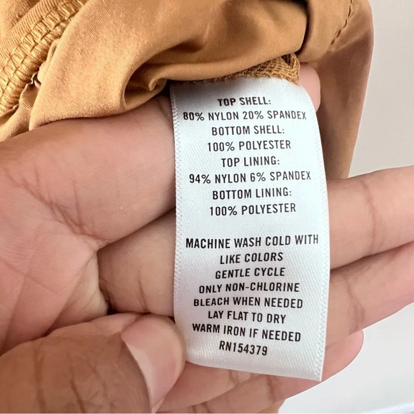 Aeropostale Aero Active Runsie Mustard Yellow Small - Picture 4 of 4